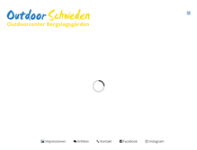 Tablet Screenshot of outdoor-schweden.com